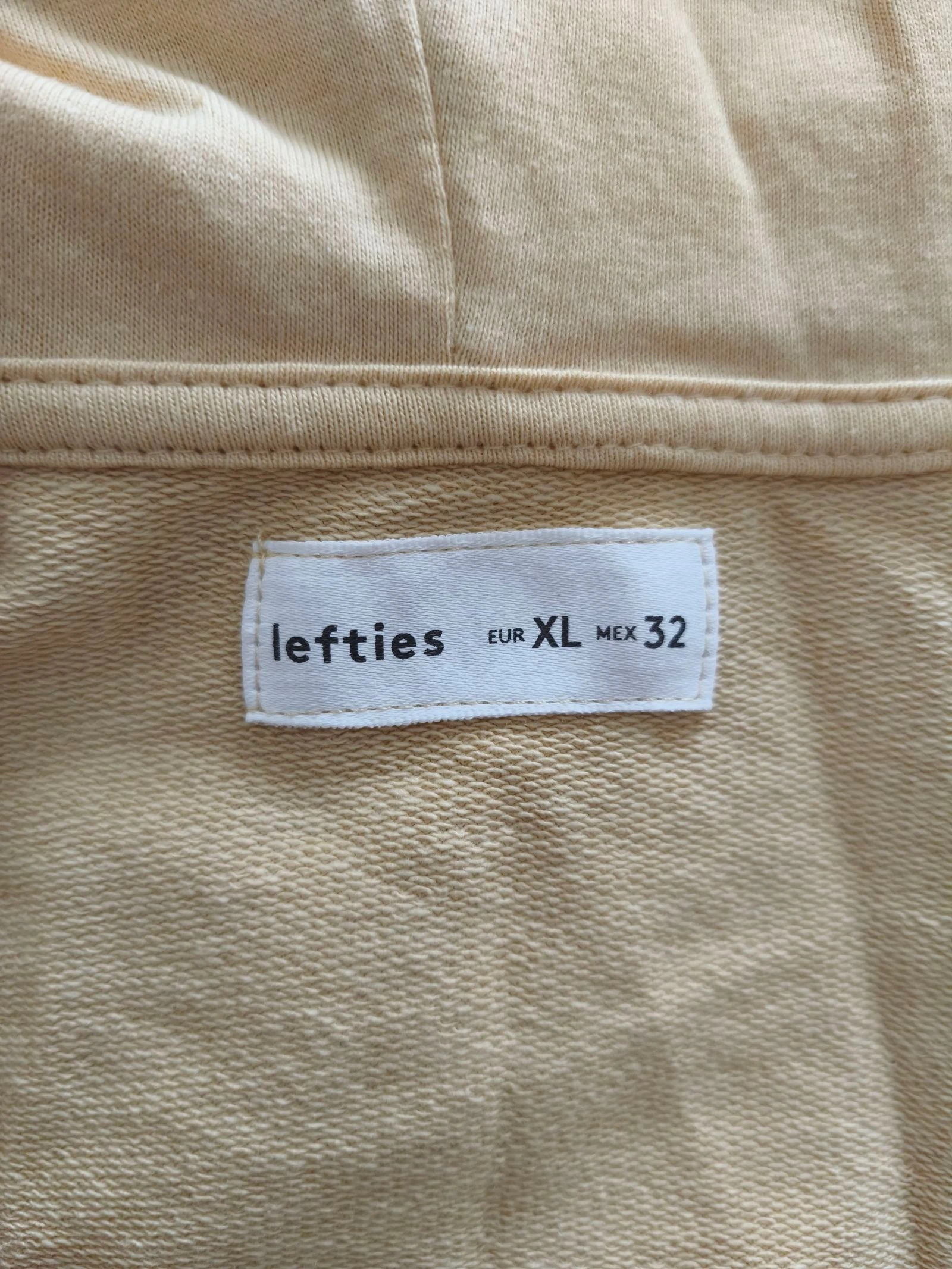Chaqueta con Capucha Lefties XL Amarilla / Sweat à Capuche – photo 7